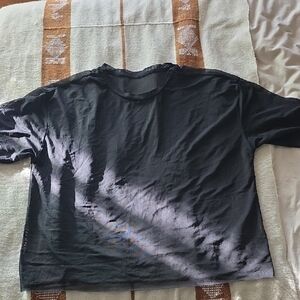 Mesh Black Loose Top